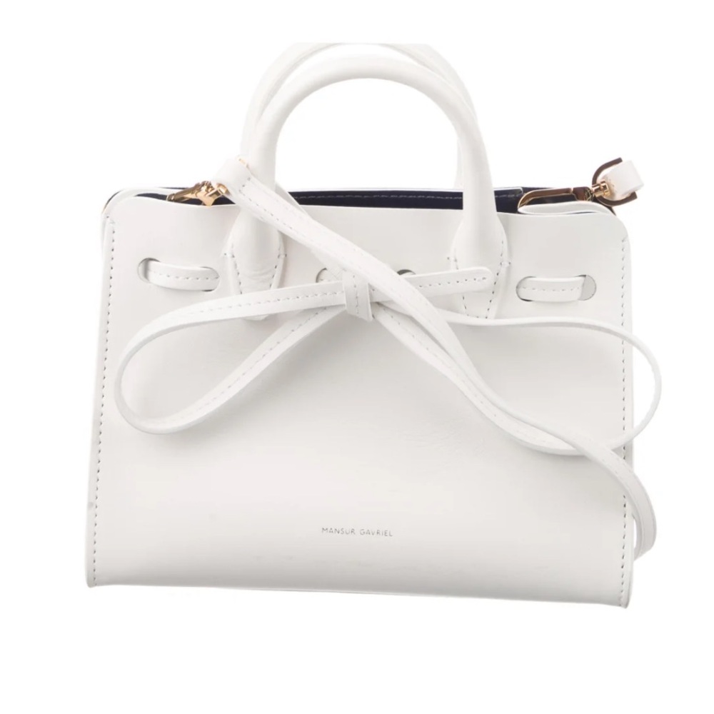 Mansur Gavriel Leather Mini Handle Bag